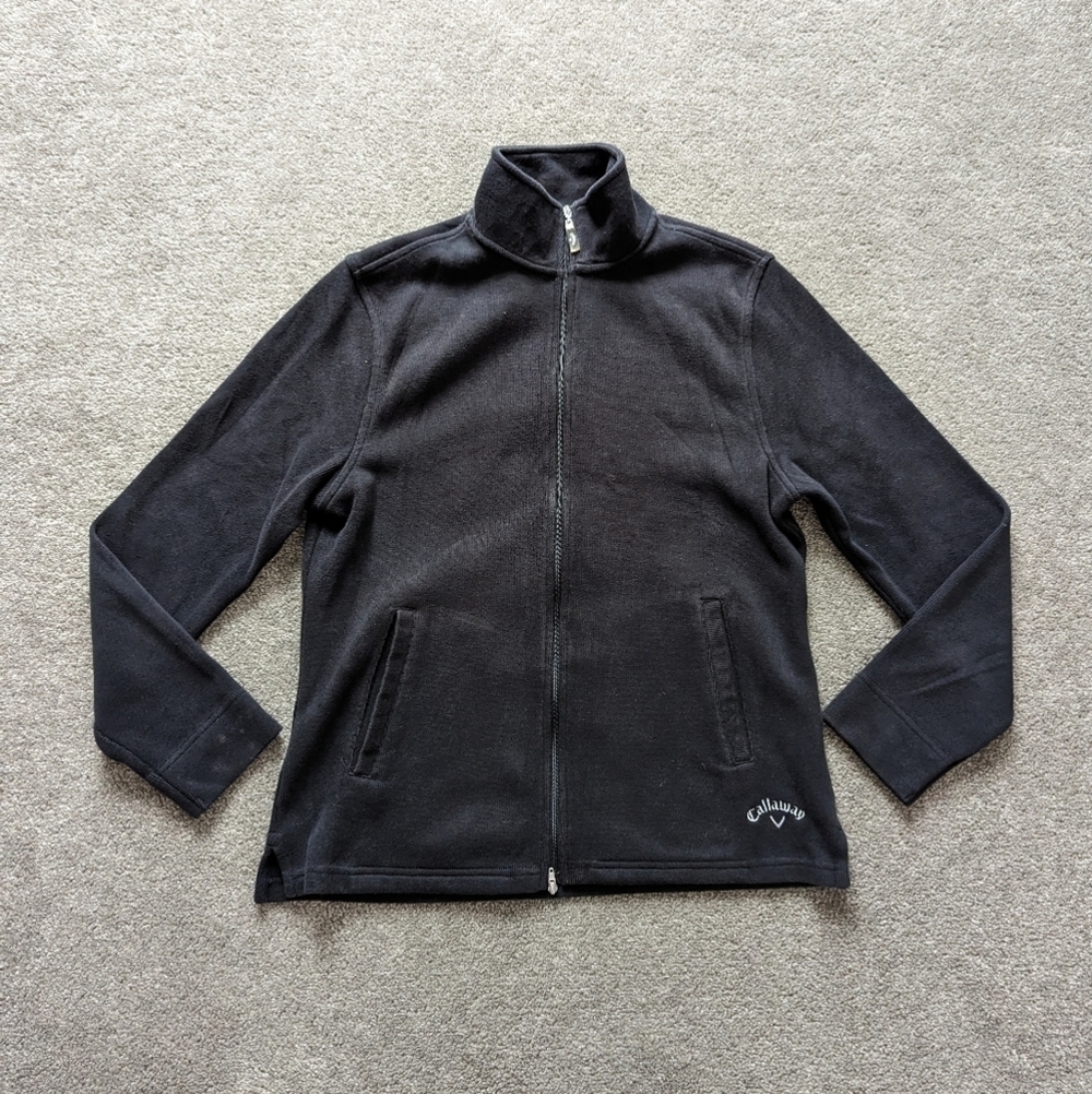 Callaway black zipped sweatshirt men's Medium